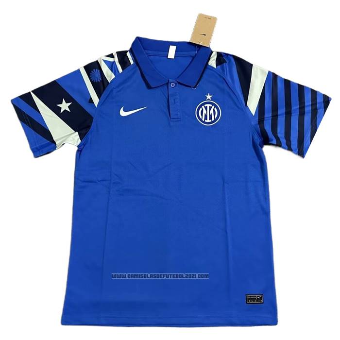 Camisola Polo del Inter de Milao 2023-2024 Azul
